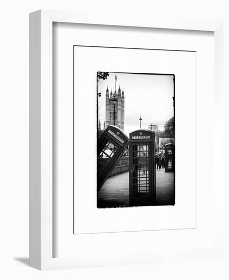 Red Telephone Booths - London - UK - England - United Kingdom - Europe-Philippe Hugonnard-Framed Art Print