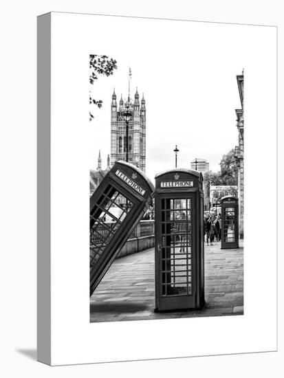 Red Telephone Booths - London - UK - England - United Kingdom - Europe-Philippe Hugonnard-Stretched Canvas