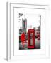 Red Telephone Booths - London - UK - England - United Kingdom - Europe-Philippe Hugonnard-Framed Art Print