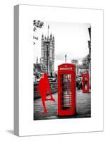 Red Telephone Booths - London - UK - England - United Kingdom - Europe-Philippe Hugonnard-Stretched Canvas