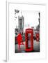 Red Telephone Booths - London - UK - England - United Kingdom - Europe-Philippe Hugonnard-Framed Art Print