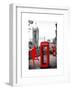 Red Telephone Booths - London - UK - England - United Kingdom - Europe-Philippe Hugonnard-Framed Art Print