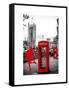 Red Telephone Booths - London - UK - England - United Kingdom - Europe-Philippe Hugonnard-Framed Stretched Canvas