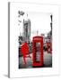 Red Telephone Booths - London - UK - England - United Kingdom - Europe-Philippe Hugonnard-Stretched Canvas