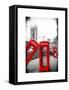 Red Telephone Booths - London - UK - England - United Kingdom - Europe-Philippe Hugonnard-Framed Stretched Canvas