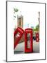 Red Telephone Booths - London - UK - England - United Kingdom - Europe-Philippe Hugonnard-Mounted Art Print