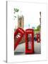 Red Telephone Booths - London - UK - England - United Kingdom - Europe-Philippe Hugonnard-Stretched Canvas