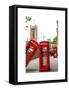 Red Telephone Booths - London - UK - England - United Kingdom - Europe-Philippe Hugonnard-Framed Stretched Canvas