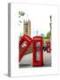 Red Telephone Booths - London - UK - England - United Kingdom - Europe-Philippe Hugonnard-Stretched Canvas