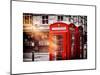 Red Telephone Booths - London - UK - England - United Kingdom - Europe-Philippe Hugonnard-Mounted Art Print