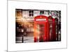 Red Telephone Booths - London - UK - England - United Kingdom - Europe-Philippe Hugonnard-Mounted Art Print