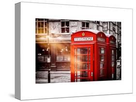 Red Telephone Booths - London - UK - England - United Kingdom - Europe-Philippe Hugonnard-Stretched Canvas