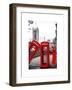 Red Telephone Booths - London - UK - England - United Kingdom - Europe-Philippe Hugonnard-Framed Art Print