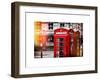 Red Telephone Booths - London - UK - England - United Kingdom - Europe-Philippe Hugonnard-Framed Art Print