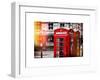 Red Telephone Booths - London - UK - England - United Kingdom - Europe-Philippe Hugonnard-Framed Art Print