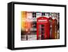 Red Telephone Booths - London - UK - England - United Kingdom - Europe-Philippe Hugonnard-Framed Stretched Canvas