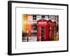 Red Telephone Booths - London - UK - England - United Kingdom - Europe-Philippe Hugonnard-Framed Art Print