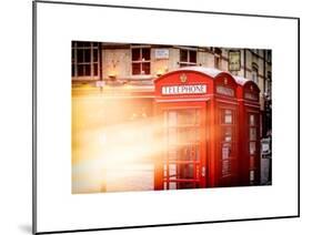 Red Telephone Booths - London - UK - England - United Kingdom - Europe-Philippe Hugonnard-Mounted Art Print