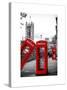 Red Telephone Booths - London - UK - England - United Kingdom - Europe-Philippe Hugonnard-Stretched Canvas