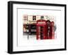 Red Telephone Booths - London - UK - England - United Kingdom - Europe-Philippe Hugonnard-Framed Art Print