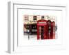 Red Telephone Booths - London - UK - England - United Kingdom - Europe-Philippe Hugonnard-Framed Art Print