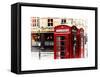 Red Telephone Booths - London - UK - England - United Kingdom - Europe-Philippe Hugonnard-Framed Stretched Canvas