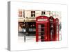 Red Telephone Booths - London - UK - England - United Kingdom - Europe-Philippe Hugonnard-Stretched Canvas