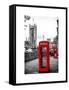 Red Telephone Booths - London - UK - England - United Kingdom - Europe-Philippe Hugonnard-Framed Stretched Canvas