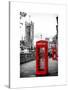 Red Telephone Booths - London - UK - England - United Kingdom - Europe-Philippe Hugonnard-Stretched Canvas