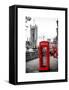 Red Telephone Booths - London - UK - England - United Kingdom - Europe-Philippe Hugonnard-Framed Stretched Canvas