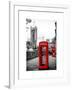 Red Telephone Booths - London - UK - England - United Kingdom - Europe-Philippe Hugonnard-Framed Art Print