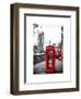 Red Telephone Booths - London - UK - England - United Kingdom - Europe-Philippe Hugonnard-Framed Premium Giclee Print