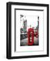 Red Telephone Booths - London - UK - England - United Kingdom - Europe-Philippe Hugonnard-Framed Premium Giclee Print