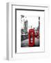 Red Telephone Booths - London - UK - England - United Kingdom - Europe-Philippe Hugonnard-Framed Art Print