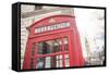 Red Telephone Box and Big Ben (Elizabeth Tower), Houses of Parliament, Westminster, London, England-Matthew Williams-Ellis-Framed Stretched Canvas