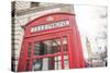 Red Telephone Box and Big Ben (Elizabeth Tower), Houses of Parliament, Westminster, London, England-Matthew Williams-Ellis-Stretched Canvas