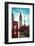 Red Telephone Box and Big Ben in Westminster in London.-Songquan Deng-Framed Photographic Print