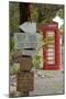 Red Telephone Box and Signs at Mama Pasta'S-Frank Fell-Mounted Photographic Print