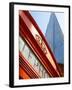 Red Telephone Box and the Shard, London, England, United Kingdom, Europe-Frank Fell-Framed Photographic Print