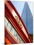 Red Telephone Box and the Shard, London, England, United Kingdom, Europe-Frank Fell-Mounted Photographic Print