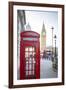 Red telephone box & Big Ben, Houses of Parliament, London, England, UK-Jon Arnold-Framed Photographic Print