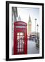 Red telephone box & Big Ben, Houses of Parliament, London, England, UK-Jon Arnold-Framed Photographic Print