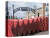 Red Telephone Box Sculpture Entitled Out of Order by David Mach, Kingston Upon Thames, Surrey-Hazel Stuart-Stretched Canvas