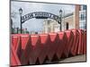 Red Telephone Box Sculpture Entitled Out of Order by David Mach, Kingston Upon Thames, Surrey-Hazel Stuart-Mounted Photographic Print