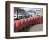 Red Telephone Box Sculpture Out of Order by David Mach. Kingston Upon Thames, Surrey-Hazel Stuart-Framed Photographic Print