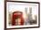 Red telephone box & Westminster Abbey, London, England, UK-Jon Arnold-Framed Photographic Print