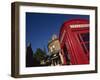 Red Telephone Boxes in Town Centre, Bakewell, Peak District National Park, Derbyshire, England, UK-Neale Clarke-Framed Photographic Print