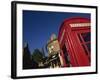 Red Telephone Boxes in Town Centre, Bakewell, Peak District National Park, Derbyshire, England, UK-Neale Clarke-Framed Photographic Print