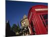 Red Telephone Boxes in Town Centre, Bakewell, Peak District National Park, Derbyshire, England, UK-Neale Clarke-Mounted Photographic Print