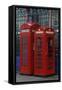 Red Telephone Boxes, Smithfield Market, London. Examples of K2 and K6 kiosks.-Richard Turpin-Framed Stretched Canvas